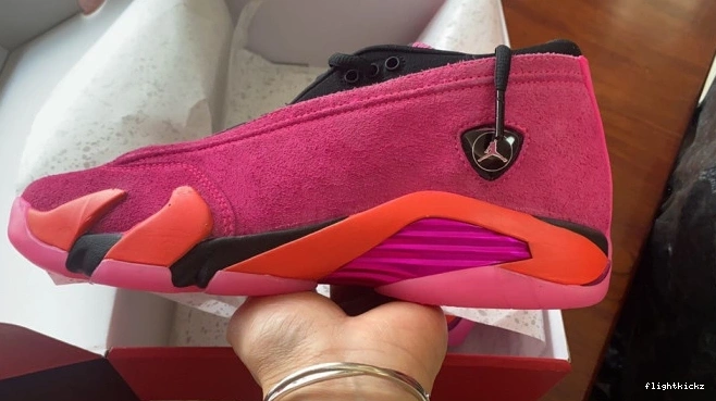 14 (W) Jordan Retro Low Pink Shocking DH4121-600 0911